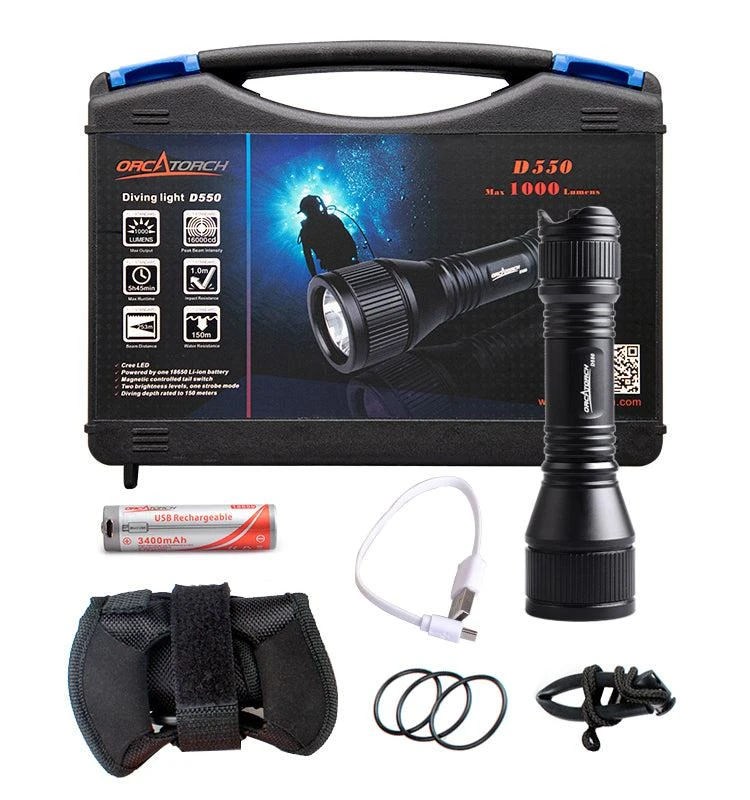 OrcaTorch D550 Dive Light - Image 3