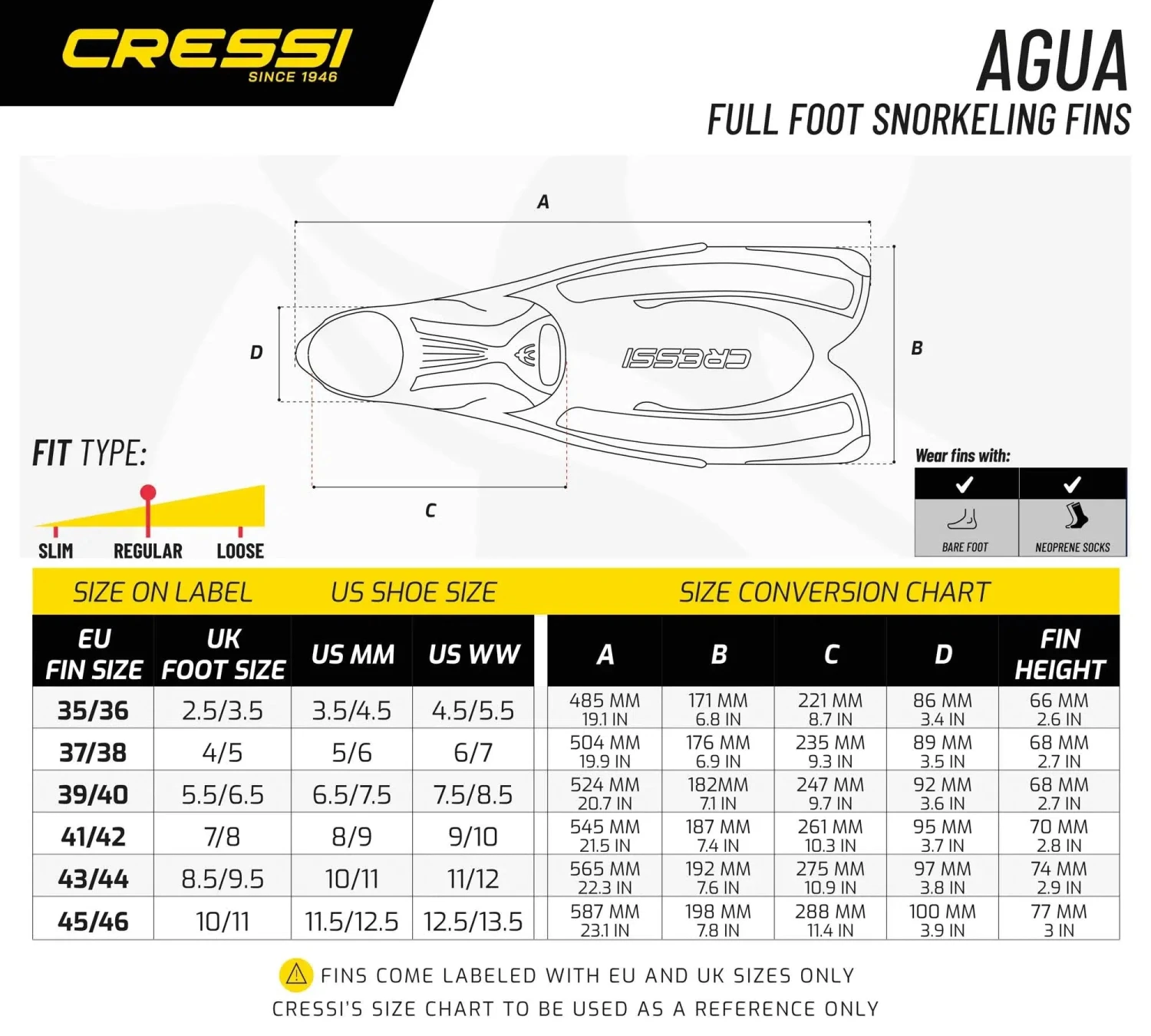 Cressi Agua Fins 11 Cressi Agua Fins - Image 11