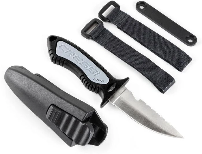 Cressi Small Grip Scuba Knife Steel Tip - Image 3