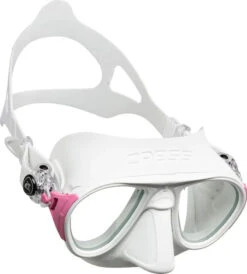 Cressi Calibro Freediving Mask -Mares Shop Masks Calibro White Pink 1 2 WEB 700x 5c2594d5 c997 40da a0c4 8fbb5ef6f92f