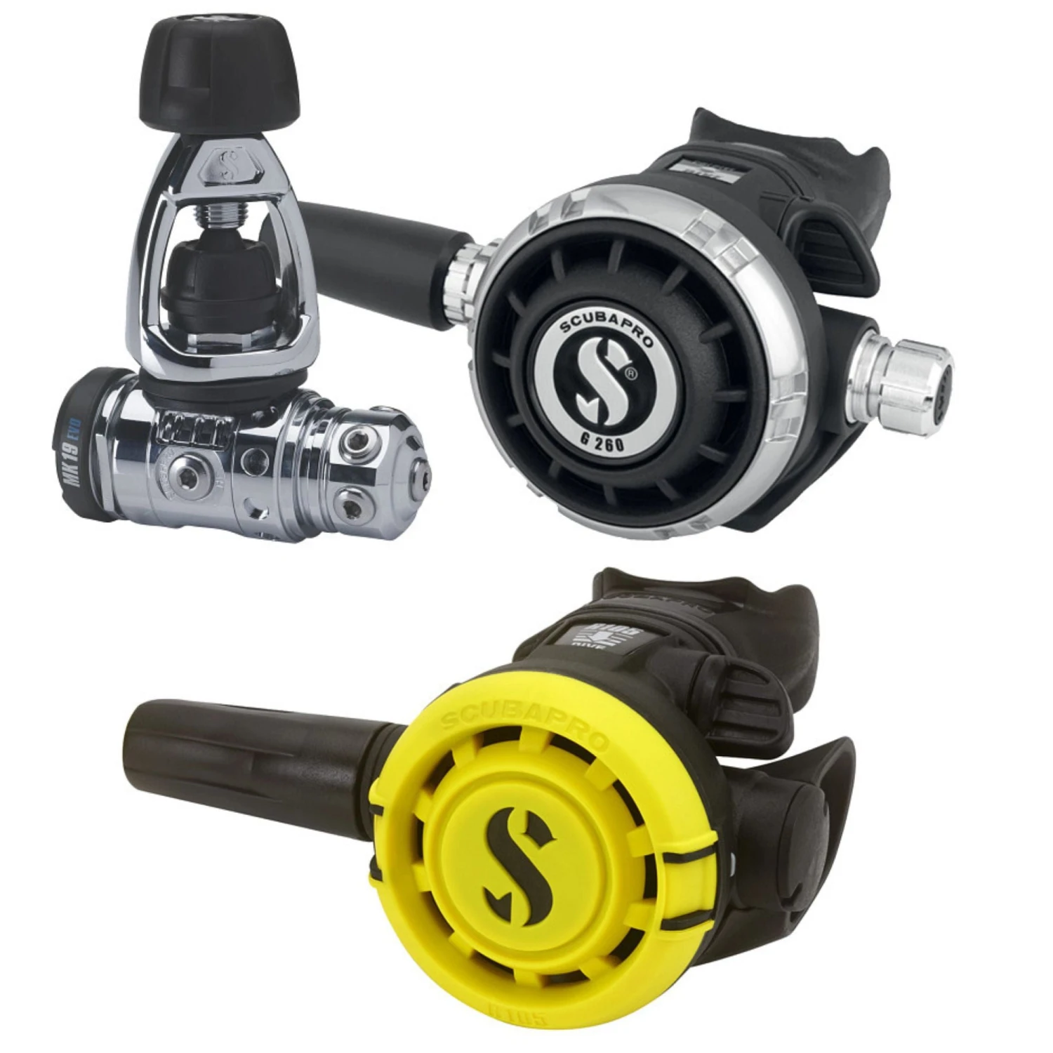 Scubapro MK19 EVO G260 / R105 Regulator Set 2024 - Image 2