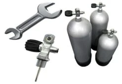 Scuba Diving Cylinder Hydrostatic Test And Valve Service