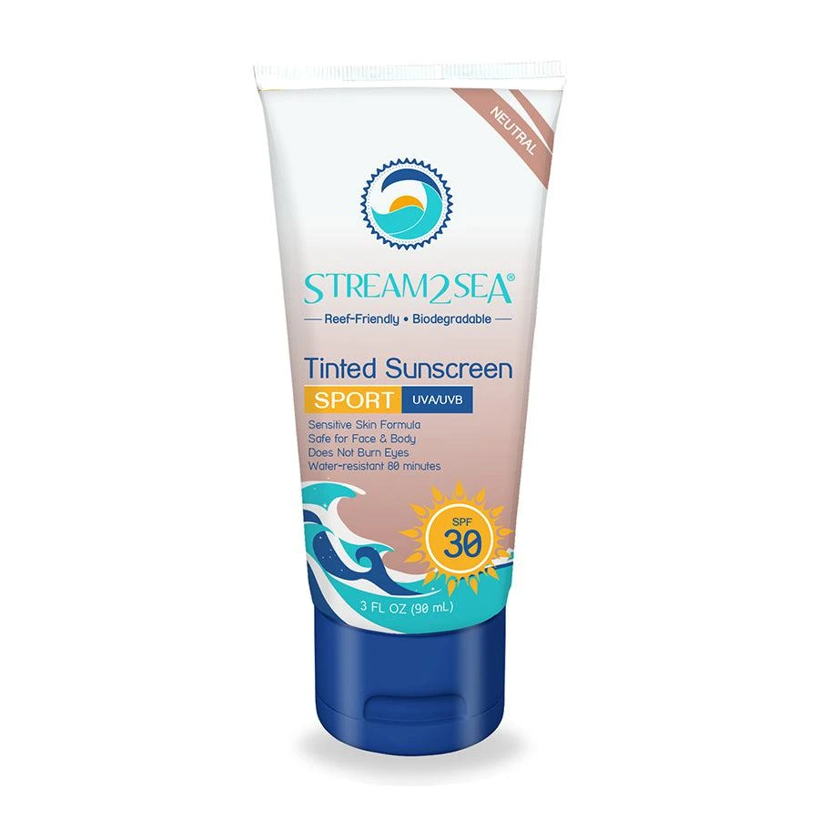 Stream2Sea Eco Tinted Sunscreen For Body Sport - SPF 30 1oz (28.6ml)