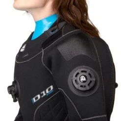 Waterproof D10 Pro ISS Women's Drysuit 18 Waterproof D10 Pro ISS Women's Drysuit -Mares Shop waterproof d10 pro iss drysuit womens side
